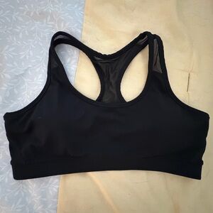 GAP Black Racerback Sports Bra